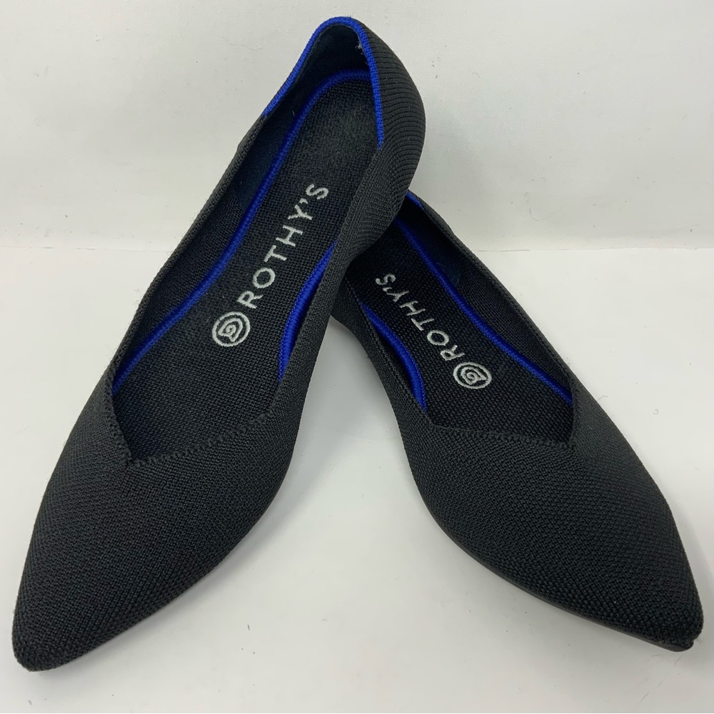 Rothy’s The Point Shoes in Black-US Size 8.